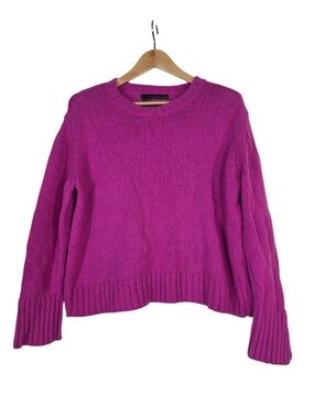 360 Cashmere Fuchsia Wool&Cashmere Crewneck knit Sweater